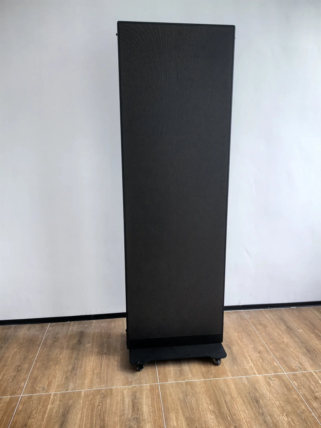VISLAT floor-standing LED poster display presenting retail content
