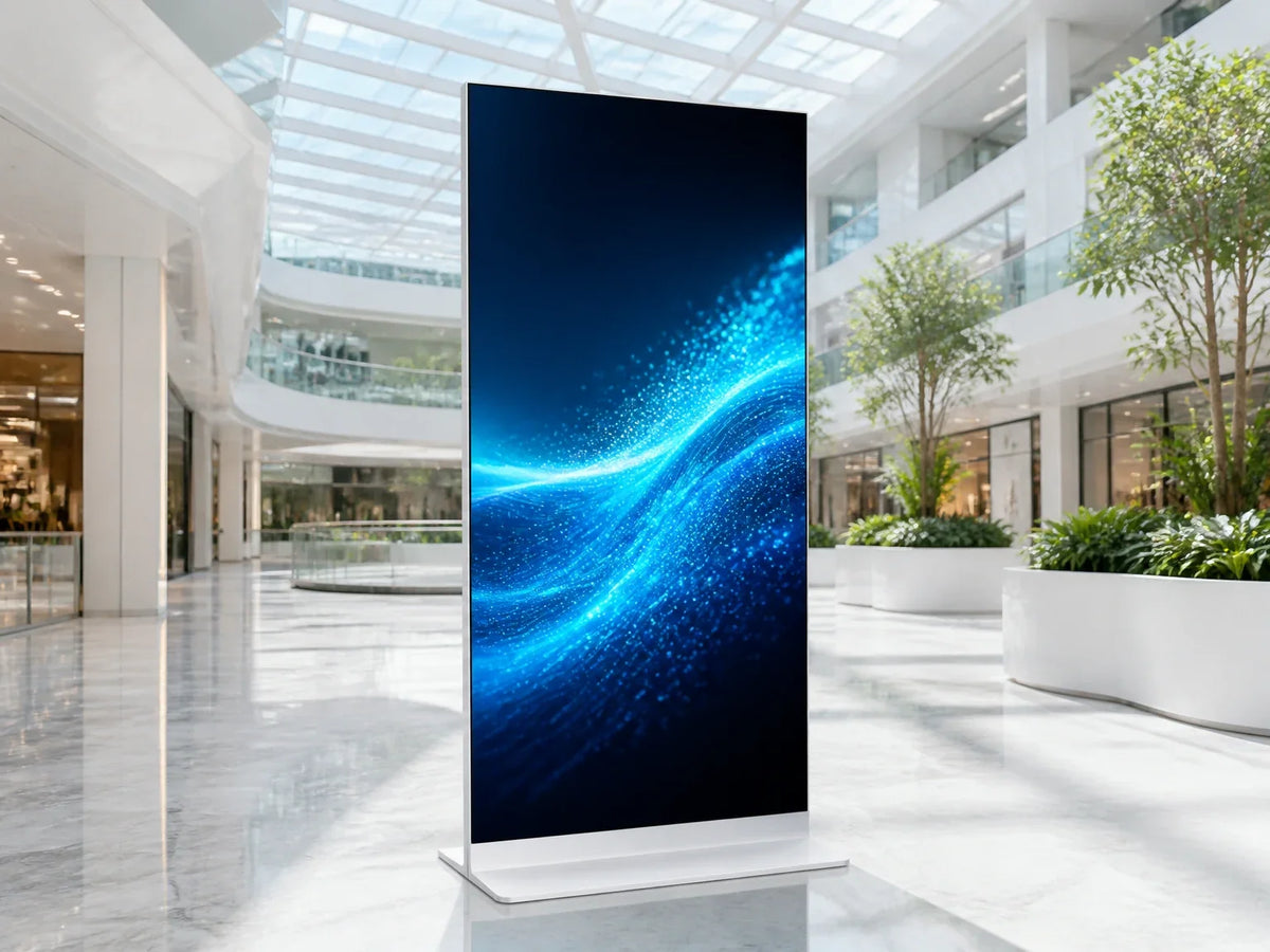 VISLAT LED poster display collection - portable vertical advertising screens