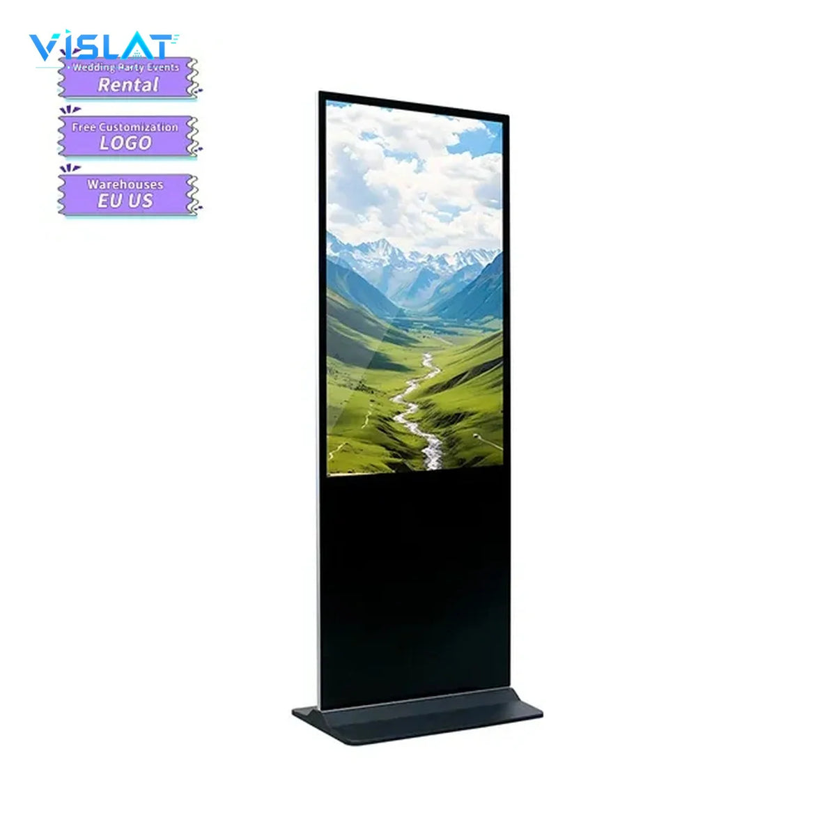 VISLAT 27 Inch Stretched Bar Portable Digital Signage Shelf Edge Display - product view