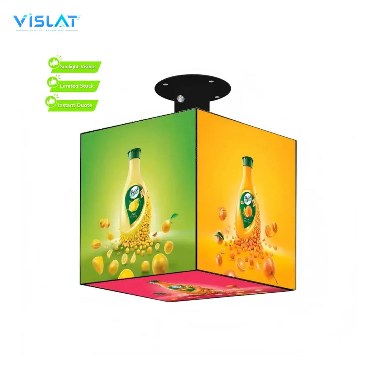 VISLAT 49 Inch Ultra Stretched Digital Signage 1920x540 Bar LCD Display - product photo