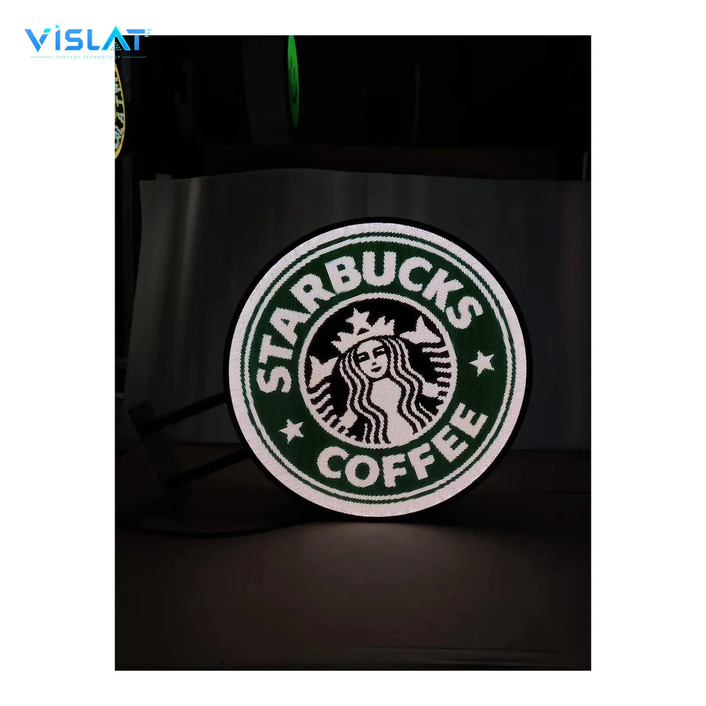VISLAT 65 inch indoor digital signage display showing content in a commercial interior