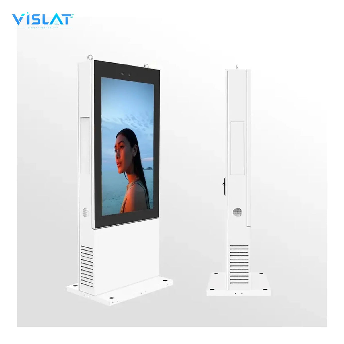 VISLAT 65 Inch Outdoor TV 2500 Nits IP65 Sunlight Readable Commercial Display - product view