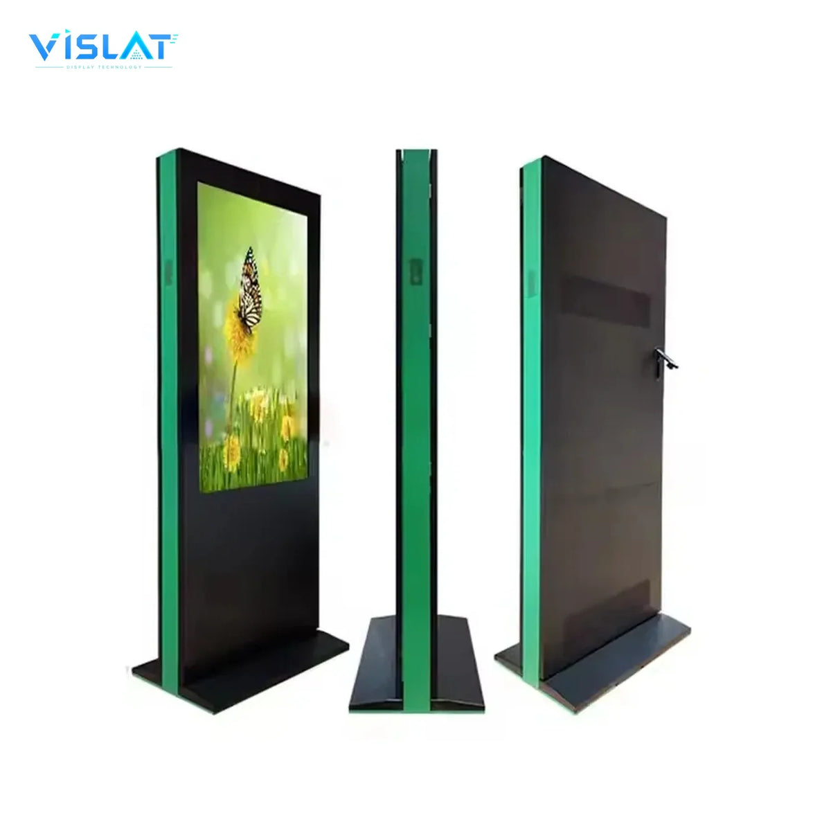 VISLAT 75 Inch Outdoor TV 3000 Nits IP65 4K Commercial Giant Display - product photo