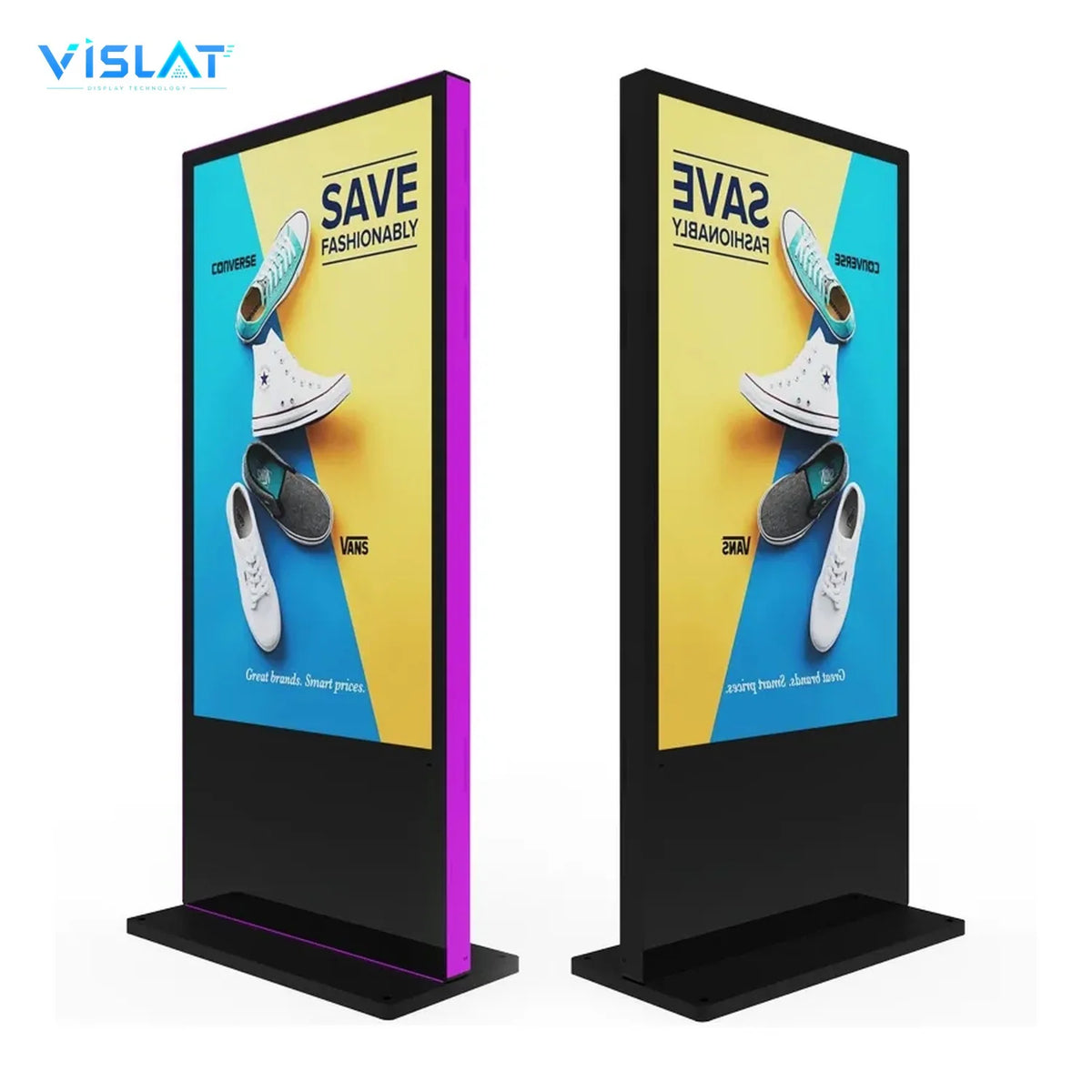 VISLAT 75 Inch Outdoor TV 3000 Nits IP65 4K Commercial Giant Display - product view