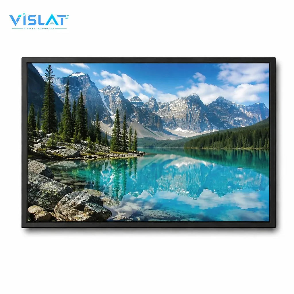 VISLAT 75 inch outdoor TV with 3000 nits, IP65 rating and 4K resolution for giant commercial outdoor displays