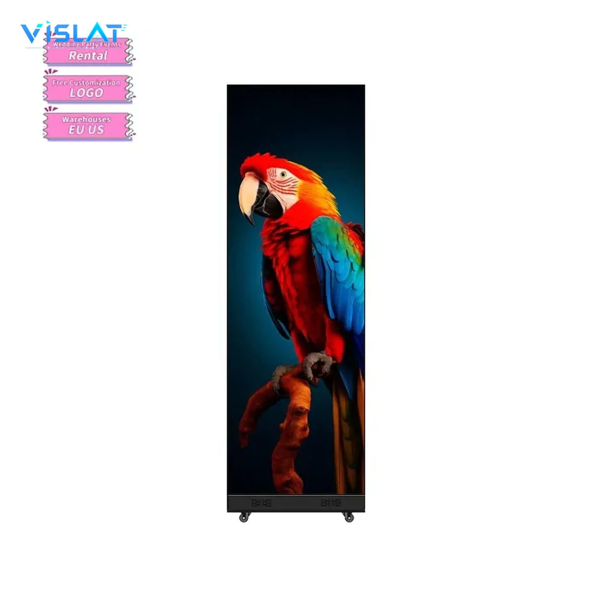 VISLAT P1.86 Fine Pitch LED Poster Display 480x1440mm Ultra HD - detail view
