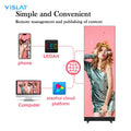 VISLAT P2.9 indoor LED rental panel 500x500mm indoor rental panel on a clean white background