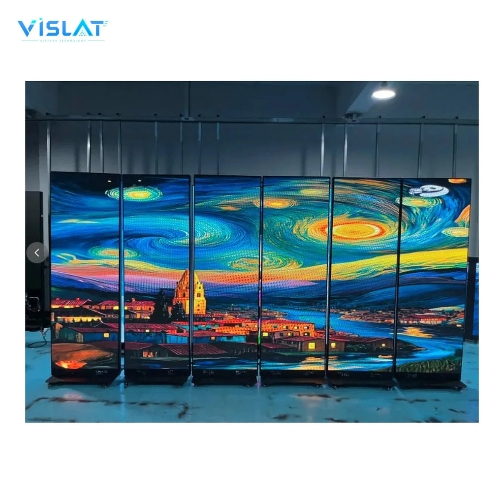 VISLAT P2.9 Outdoor LED Rental Panel 500x1000mm IP65 Waterproof - detail view