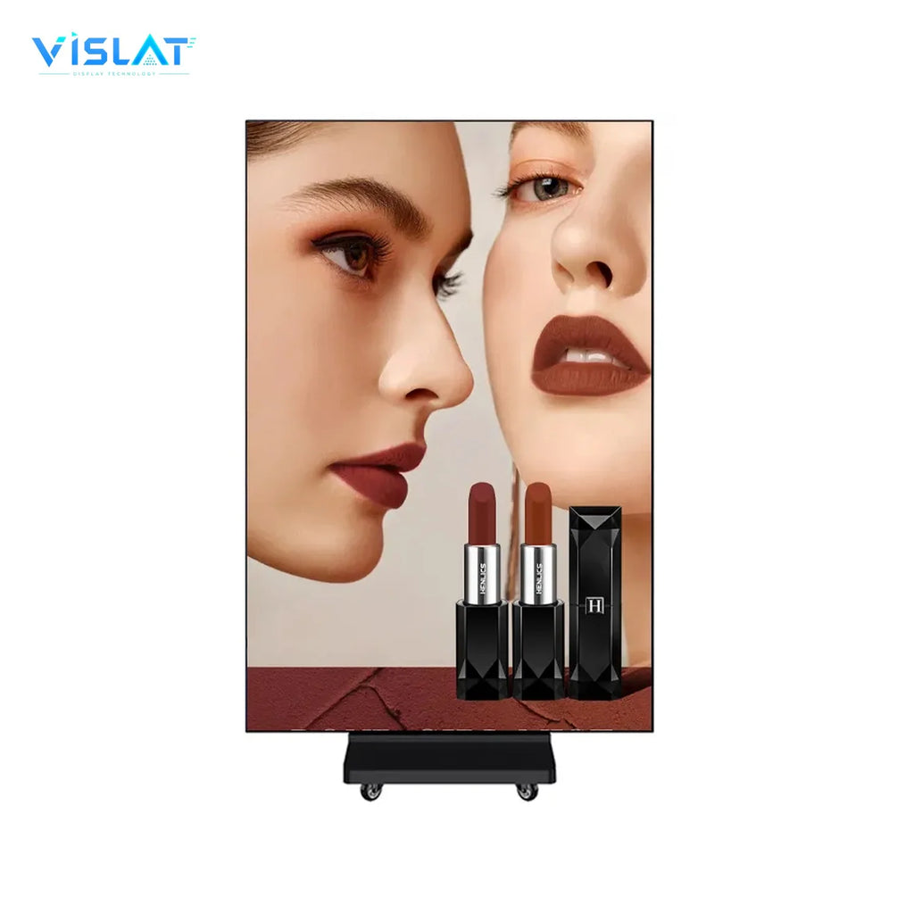VISLAT P3.91 LED Poster Display Battery Powered 640x1920mm Portable - detail view