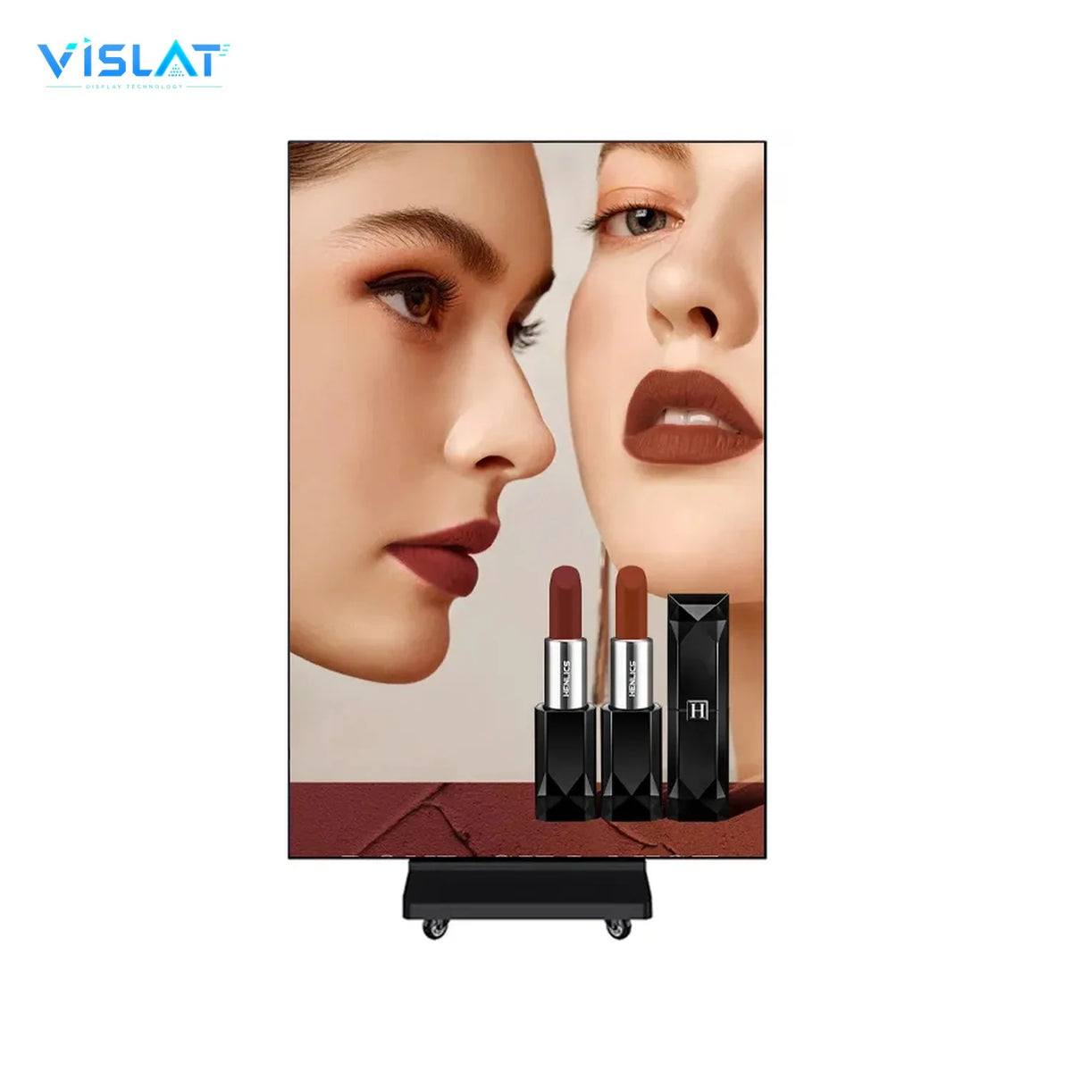 VISLAT P3.91 LED Poster Display Battery Powered 640x1920mm Portable - detail view