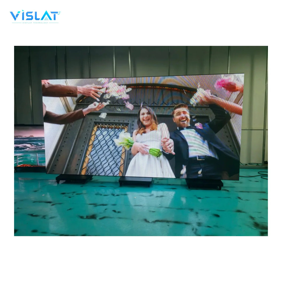 VISLAT P3.91 LED Rental Panel 500x500mm Die-Cast Aluminum Video Wall - product view