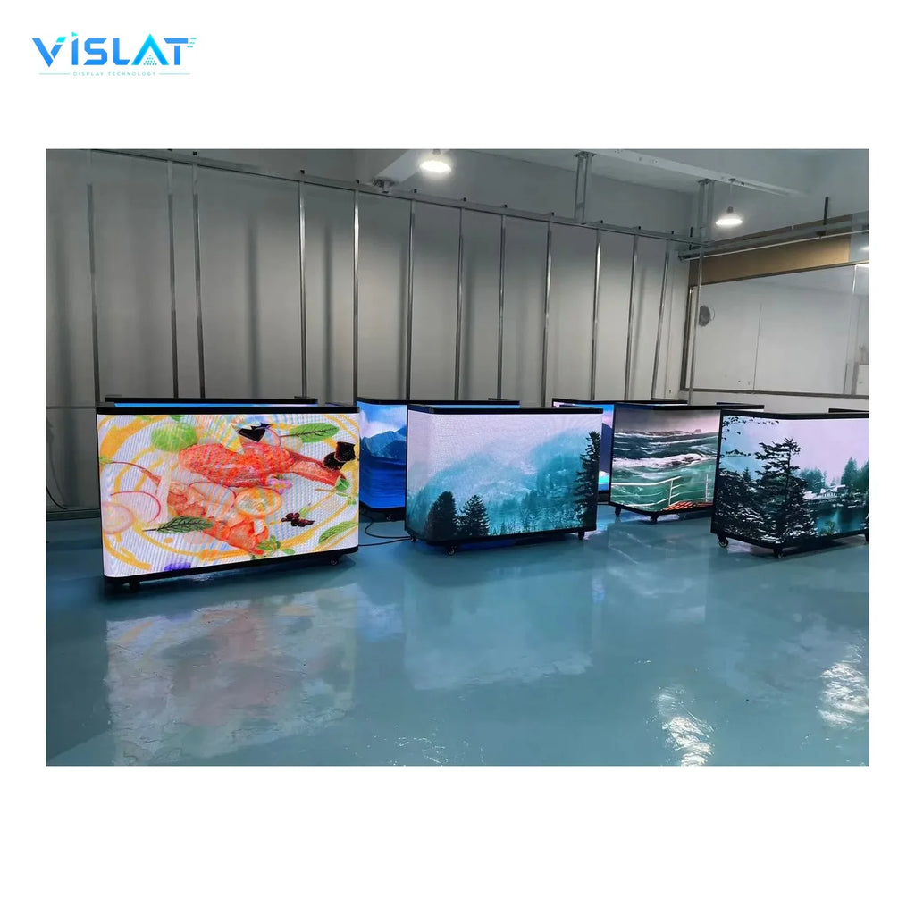 VISLAT P3.91 LED Rental Panel 500x500mm Die-Cast Aluminum Video Wall - detail view