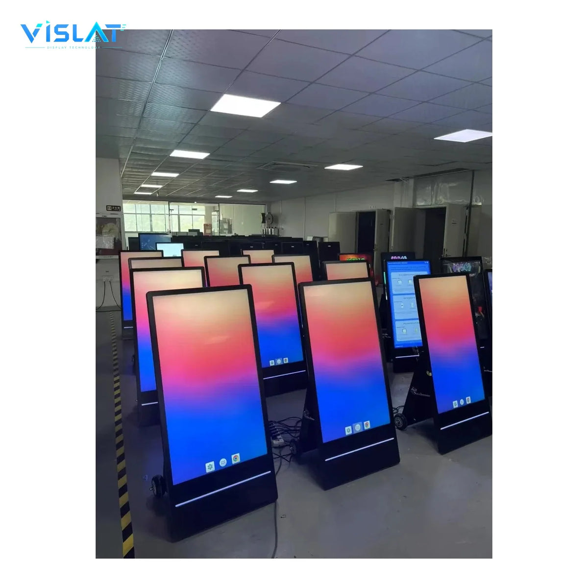 VISLAT P3.91 Outdoor LED Poster Display 960x1920mm IP65 Waterproof - product photo
