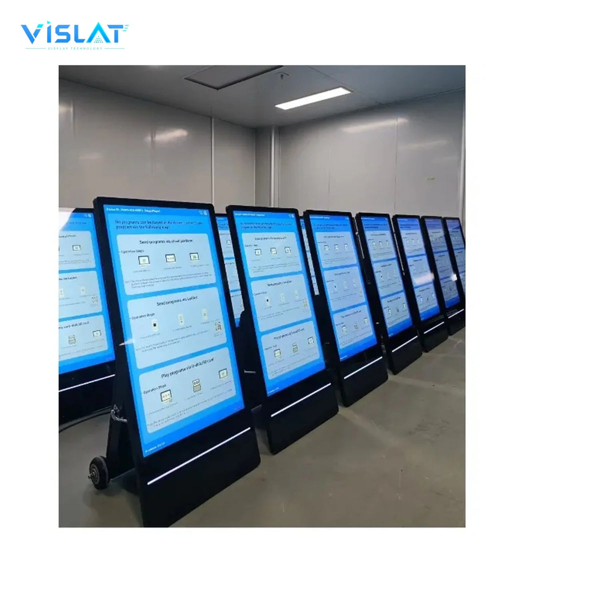 VISLAT P3.91 Outdoor LED Poster Display 960x1920mm IP65 Waterproof - product view
