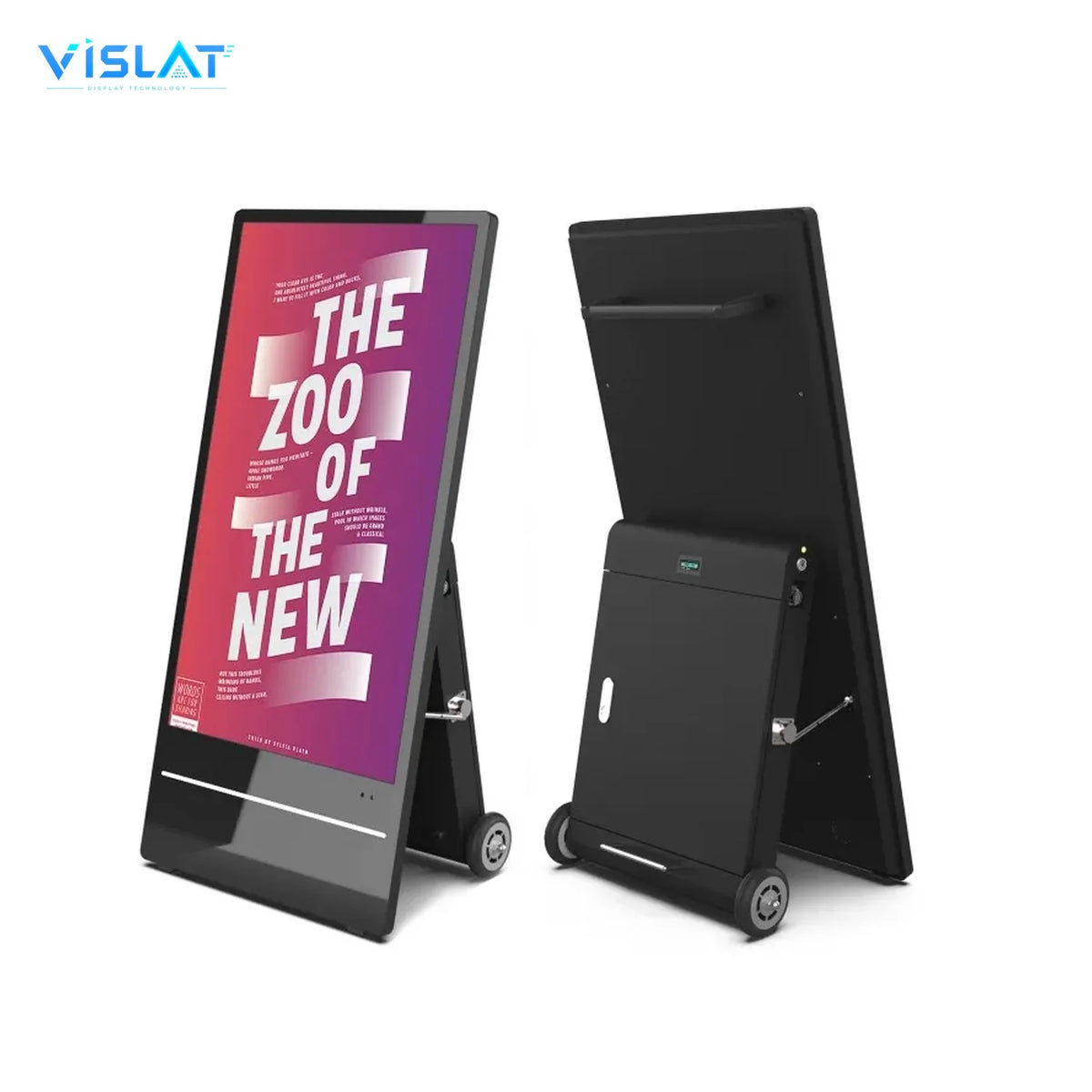 VISLAT P3.91 Outdoor LED Poster Display 960x1920mm IP65 Waterproof - detail view