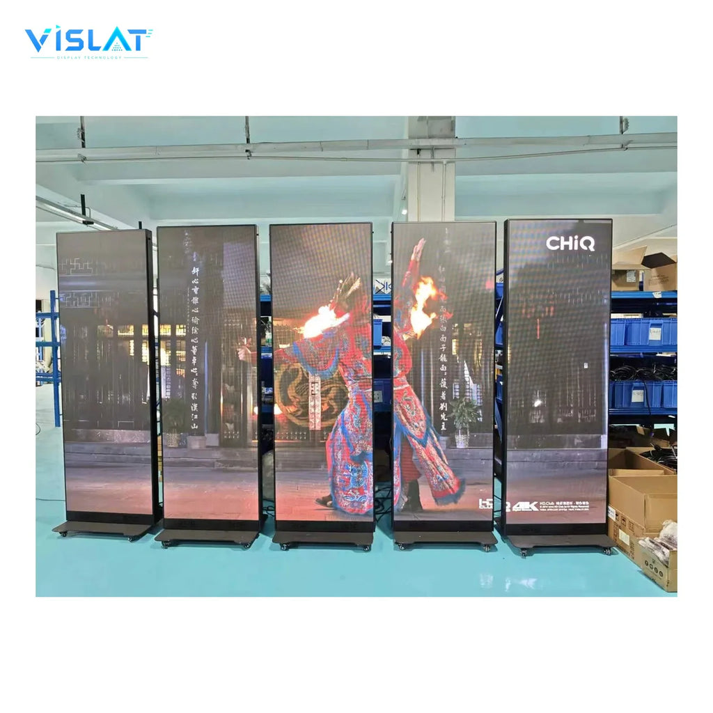 VISLAT P4.81 Transparent LED Rental Panel 500x1000mm See-Through Stage - detail view