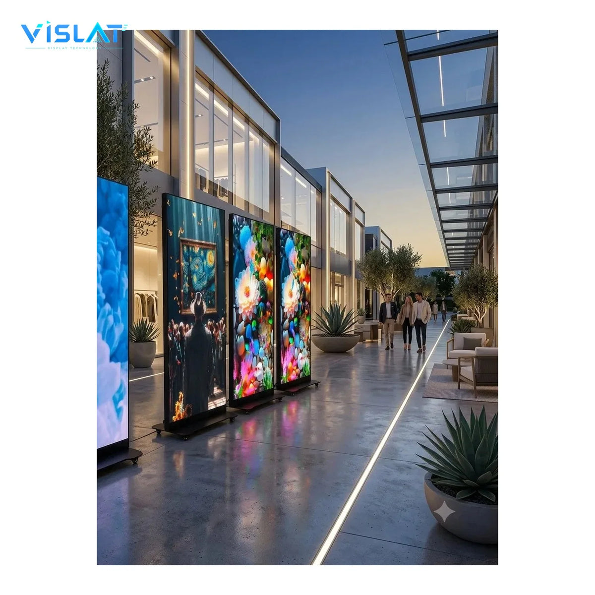 VISLAT P6.25 outdoor LED rental panel 500x1000mm IP65 outdoor rental panels installed on site