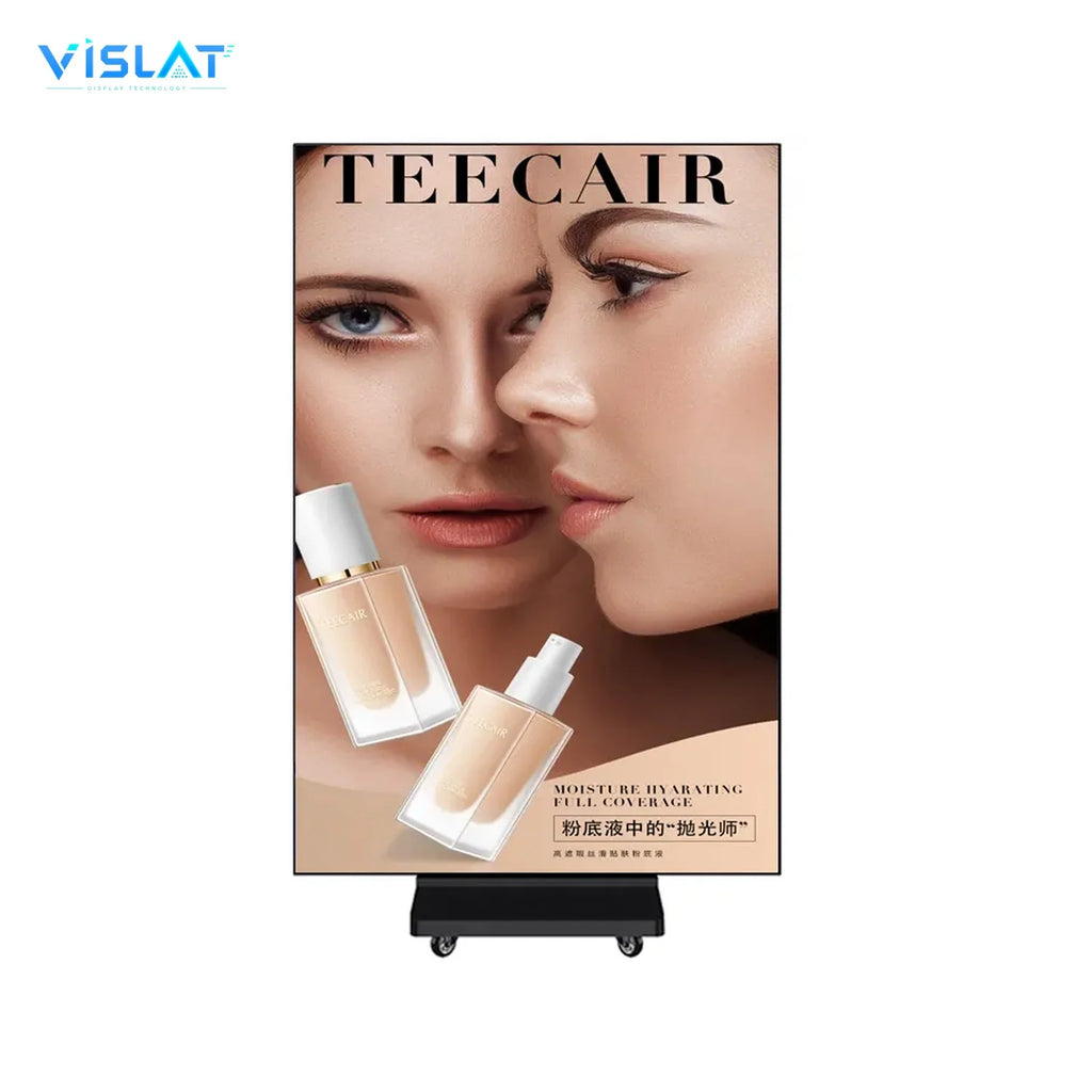 VISLAT P6.25 outdoor LED rental panel 500x1000mm IP65 weatherproof panel front view